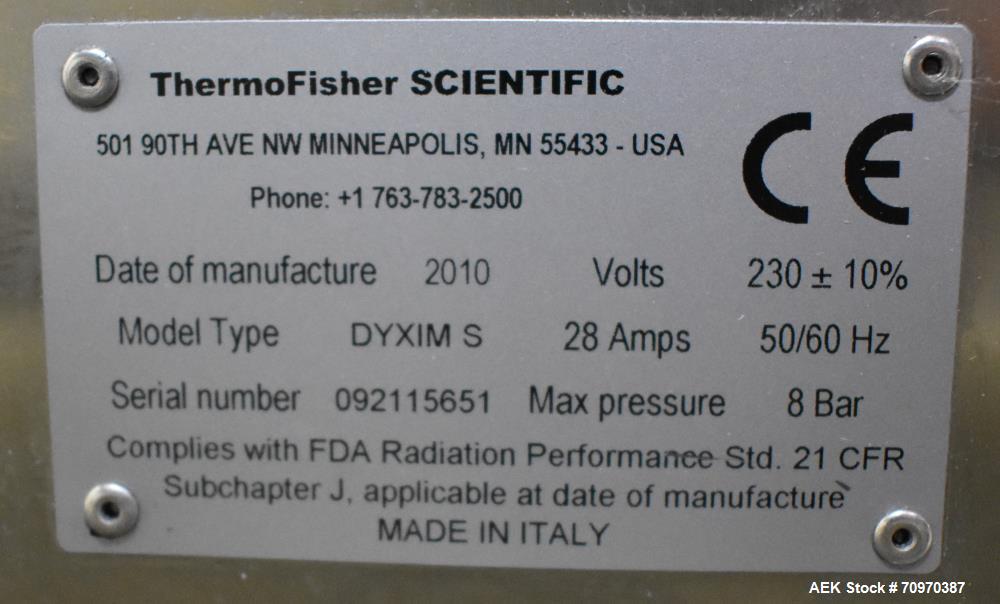 Used ThermoFisher Scientific DYXIM S X-Ray Metal Detector – High-Speed Foreign Body Detection